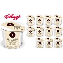 켈로그 그래놀라 컵 시리얼 24개입, 현미 24개입