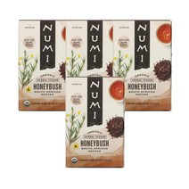 누미티 허니부시 43.2g 18티백 Numi Tea Honeybush, 4팩