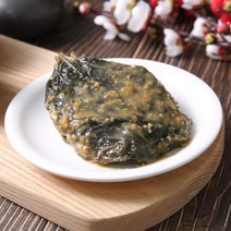 경상도 콩잎장아찌 400g 1kg 된장콩잎 간장콩잎 양념콩잎 콩잎반찬 콩잎김치 국내산 밍소다루, 된장콩잎 1kg, 1개