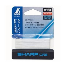 Shinwa Sokutei 77594 Consumables Bun Yarn Handy Ink Thick 49.2 ft (15 m) Roll, 선명한 라인