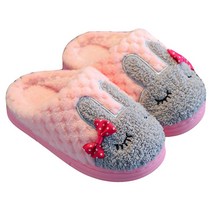 유아동 방한 털 토끼 슬리퍼 실내화 DZ-450