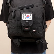몰리 결착 생활방수 전술 스마트폰 파우치 10대남자, 색상, 블랙
