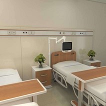 병동 병실 모니터TV 거치대 스탠드 병원 입원실 1인용, 병실용 스탠드형 모니터 암