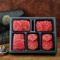 냉장한우정육세트 1.5kg 불고기x2+산적+국거리+다짐육, 1개