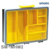 스마토 멀티박스 SM-MHM2 240 x 195 x 55mm 8칸 370g (1EA)작업공구 공구함 공구가방 공구보관함 스마토 공구, 본상품