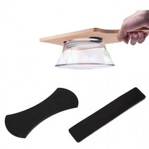 2 in1 무타공 나노접착 매직스틱 거치대 자유스틱 논슬립패드 스마트폰거치대, 매직스틱 패드 거치대