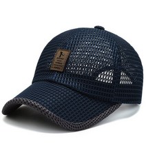 FREELIFE 여름 여성 남자 메쉬 야구 모자 브림 패치 워크 레이블 스틱 야외 통풍 힙합, Navy Cap 1