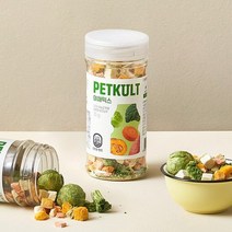 펫쿠르트 동결건조 수제간식 야채믹스 2+1