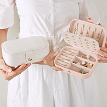 Casserge 귀걸이 저장 상자 대용량 간단한 귀 보석 귀걸이 홈 데스크톱 보석 보관 상자 도매, 아쿠아 블루, 16.5*11.5*5.5cm ~