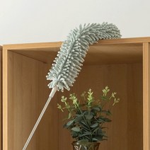 길이 각도 조절 극세사 만능 먼지 털이 제거 청소 솔 롱 브러쉬 3color, 핑크(본체+브러쉬1개)