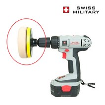 [스위스밀리터리] 전동드릴 다용도 광택패드 4종 세트, 단품