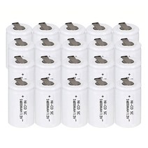 밀워키배터리 호환용 15/30/40pcs SC 2400mAh 충전식 배터리 Sub C 전기 드릴 스크루 드라이버 용 용접 탭, 01 30pcs_01 1.2V