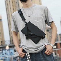 남녀공용 크로스백 스트릿 미니 작은 심플 무지 슬링백 해외여행 가방