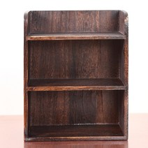 엔틱 호두색 찬장 그릇장식장 카페장 찻장 도자기, 대형 2단 28x14x40cm