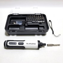 3.6V 최강 전동드라이버 세트 USB충전 스파르탄R6 비트26개