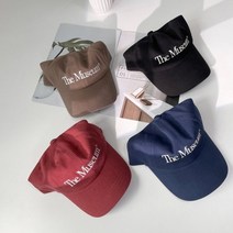 기타 바보사랑[디작소]여성 여자 무지 더뮤지엄 볼캡 모자 야구모자
