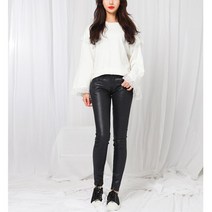 여자 슬림 타이트 코팅 발목 스키니 진 패션 날씬핏 데님팬츠 편한스키니 트렌디 심플