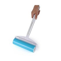 아이라이프테크 재사용 가능한 스틱 피커 세트 청소기 린트 롤러 애완동물 털 제거 브러시 파란색, 8