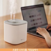 캠핑용 가습기 카라반 듀얼 저소음 대용량 야간조명 습도조절, 그레이(DQ118)