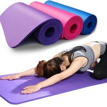 홈트레이닝 운동 체조 스트레칭 요가 헬스 매트 거품 필라테스, 01=3mm-purple