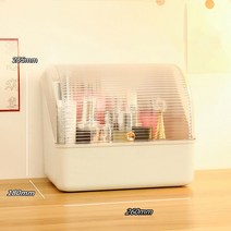 풀커버링 아크릴 화장품정리함 먼지없는, A