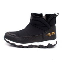 큐피드슈즈 주니어 투패브릭 방한 털안감 아동부츠 DA018