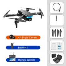 RC 드론 4K HD WIFI FPV 듀얼 카메라 광각 Quadcopter 공기압 고도 보유 접이식 LED Dron 모바일 선물