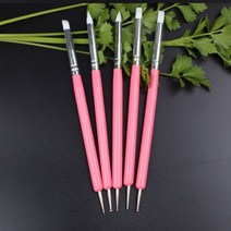 도자기 만들기 공예 공방 조각도 도구 물레 6색 5개 스테인레스 스틸 두 머리 조각 폴리머 점토 실리콘 모델링 아트 셰이퍼, b