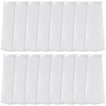 Oudain 16팩 10.2cm4인치 링 필터 양말 200μm 수족관 백 탱크 섬프 바닷물 담수용 x 길이 38.1cm15인치 USA 미국