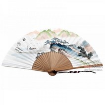 친필오죽선-산수도, 1개, 고급포장