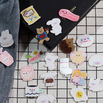 [4+1] 일러스트 브로치 가방장식 포인트 캐릭터 뱃지