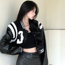여성 가죽 자켓 크롭 캐주얼 간절기 숏 여자 재킷 라이더 레더