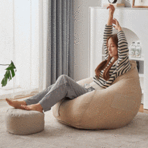 ZT 1인용 빈백 소파 BEST NO1, 그린110/120cm