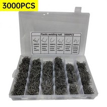 pvc용접기 플라스틱 용접기 핫스테이플러 핫 스테이플러 스테이플 자동차 수리 기계 용접 와이어 자동차 범퍼 수리 용접 기계, 3000개