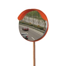 원형 스텐 도로반사경 코너 사각지대 (800), 원형 반사경 1000, 매립형 지주