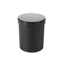 캔들 용기 블랙무광 글라스 5온스 (블랙 메탈리드포함) 기본 5oz 향초 재료 DIY