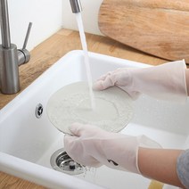 살림일기 1+1 라텍스 니트릴 고무장갑, 고무장갑(숫자), 2개