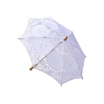 레이스우산 신부 결혼 웨딩촬영 빈티지 양산 우산 레이스 자수 화이트 베이지 파라솔 태양 파티 장식 4326 cm