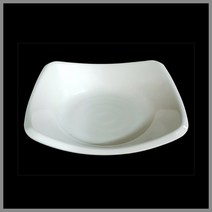 대명멜라민 미색 - 멜라민 웰빙 사각찬기 (국내생산 멜라민 흰그릇 하얀그릇 업소용그릇), (2T-S404), 4호