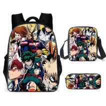 쓰리디 저온3d펜 어린이3d펜 필라멘트 크리 에이 티브 My Hero Academia 3D 인쇄 3 개/대 학생 가방, 03 3D