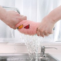 엠피엘 물 잘먹는 극세사 요술 카페행주 위생적 사용, 줄무늬, 개