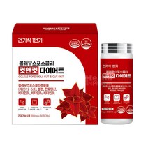 콜레우스포스콜리 컷앤컷 다이어트 30정 x 2병(총 60정)/건강기능식품/비타민B1 B2 B6