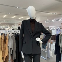 올리브데올리브 [갤러리아] 올리브데올리브 싱글 버튼 셋업 자켓 OW2XJ002