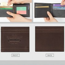 남자 친구 졸업 입학 선물 가죽 CA2504 반지갑 20대 남성 지갑 30대 반 50대 장 남자 카드 중