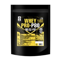[연말한정특가] 웨이프로P80 2kg 바나나쉐이크맛, 단품, 단품