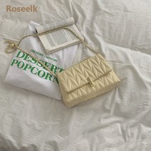 Roseelk 여름 신상품 미니백 체인 숄더백 크로스백