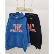 사니유니 트러스트후드 양기모 후드티 겨울 두꺼운 남여공용 커플룩 시밀러룩