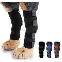 중대형견 슬개골 탈구 다리 관절보호대 M 2p 시바견보호대 다리보호대 다리깁스, 블랙