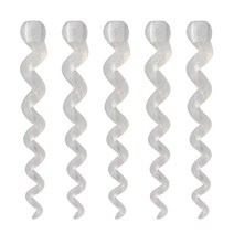 5pcs 나선형 실리콘 와이어 보호기 케이블 하우징 보호자 소매 충전 케이블 세이버 보호기 슬리브 코드 절약, 투명한