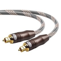 EMK 5.1 디지털 사운드 SPDIF 광 케이블 Toslink 광섬유 오디오 편조 재킷 포함 OD6.0 1m 2m 3m 10m 15m, [01] 60QH, [02] 2m
